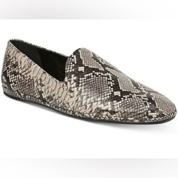 Vince Python Leather Flats Size 8 - Picture 4 of 11